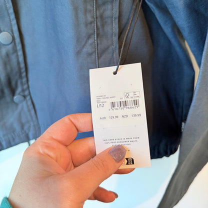 RVCA Twill Coaches Jacket Blue