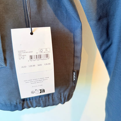 RVCA Twill Coaches Jacket Blue