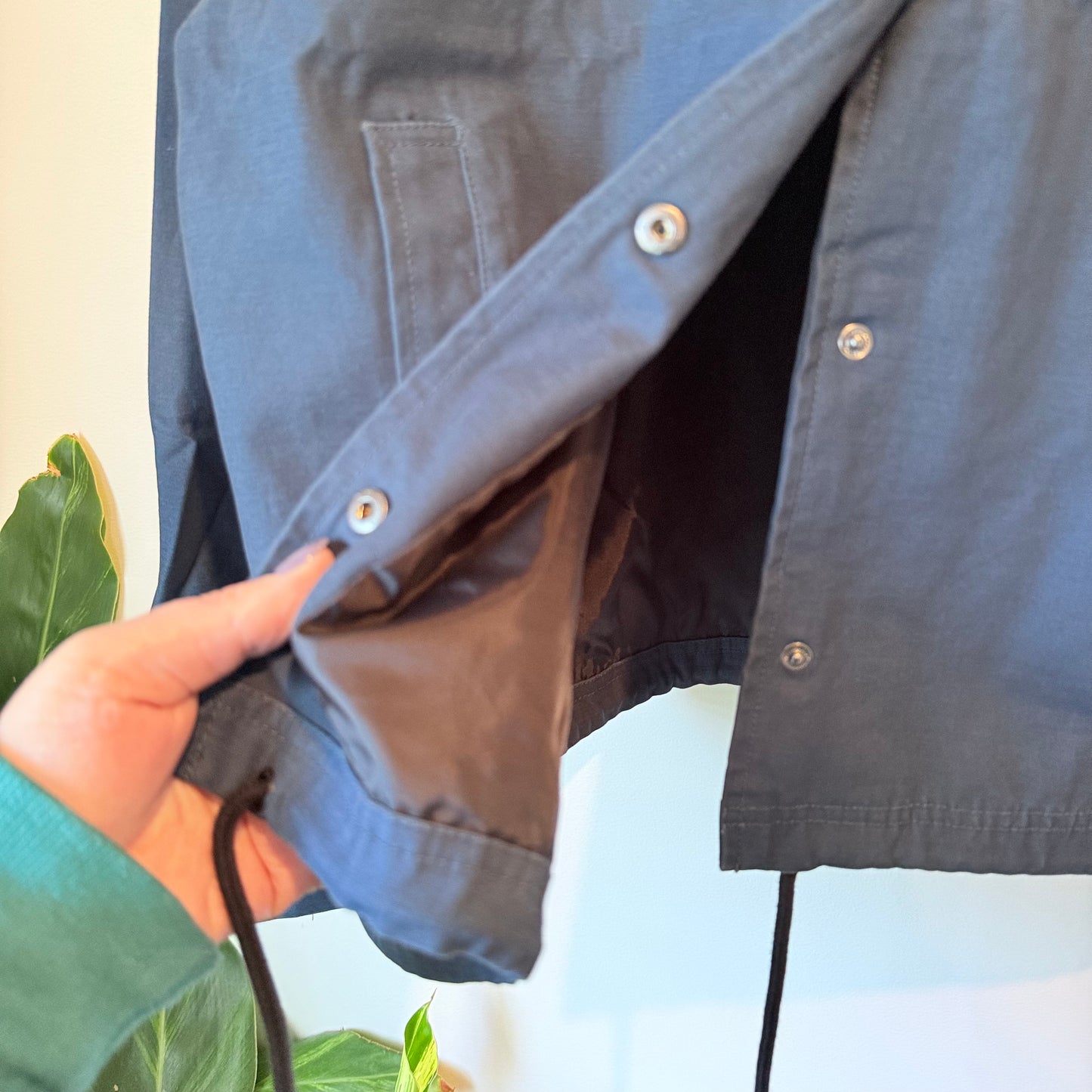 RVCA Twill Coaches Jacket Blue