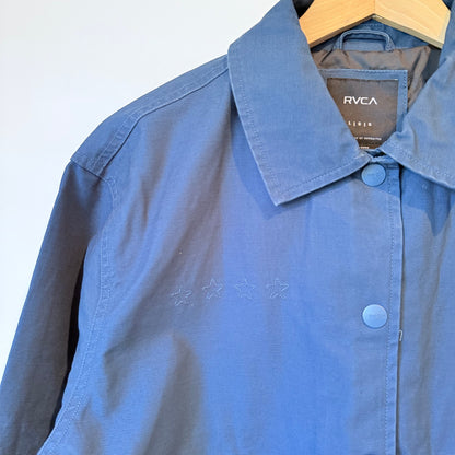 RVCA Twill Coaches Jacket Blue