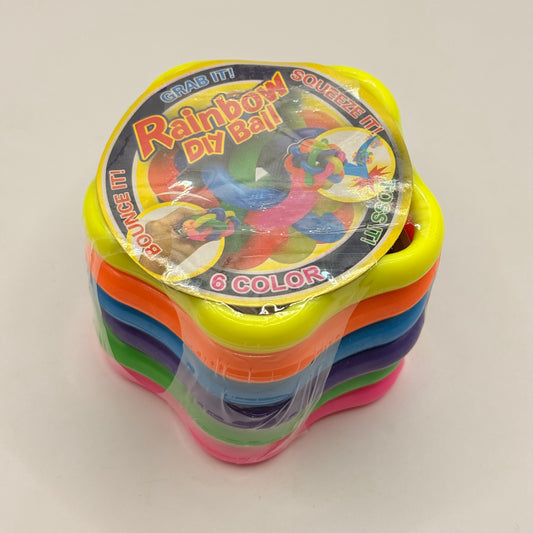 Rainbow DIY Ball – 6 Colour Fidget Toy