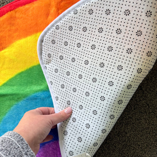 Rainbow Half-Circle Rug 50x80cm