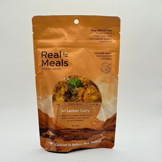 Real meals freeze dried - sri lankan curry - 110g - prepared meals & entrées home&living materials