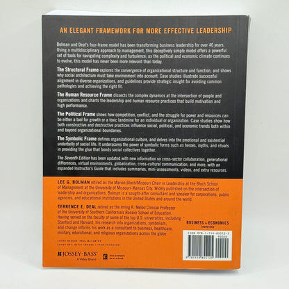 Reframing Organizations by Lee G. Bolman and Terrence E. Deal