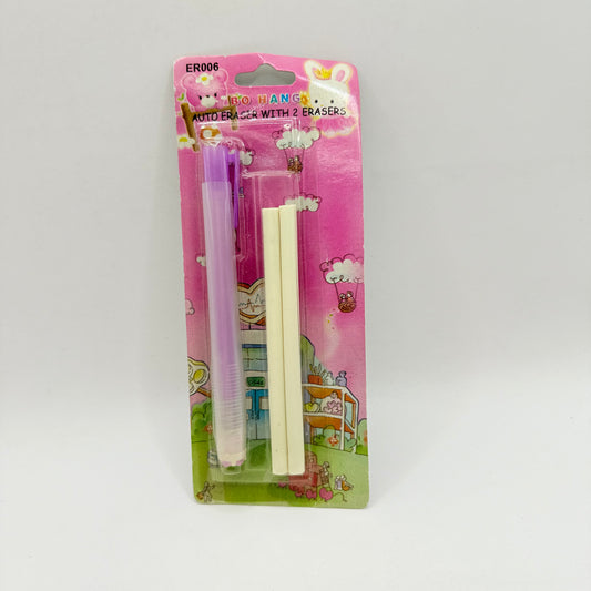 Retractable Eraser with Refills