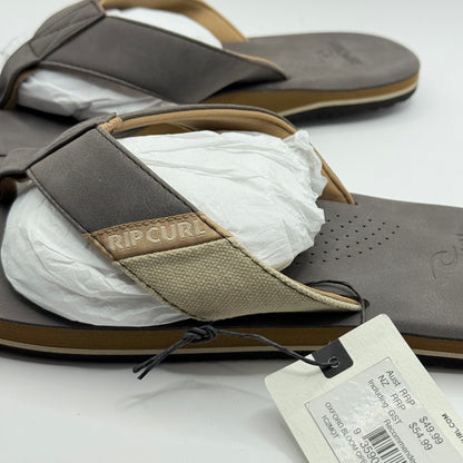 Rip curl oxford bloom open toe sandals size 8 brown - sandals footwear men’s shoes