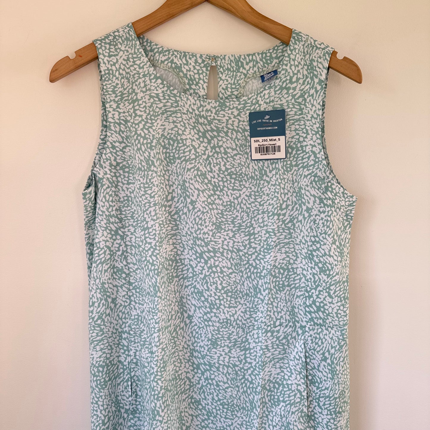 Ripskirt Hawaii Sleeveless Midi Dress