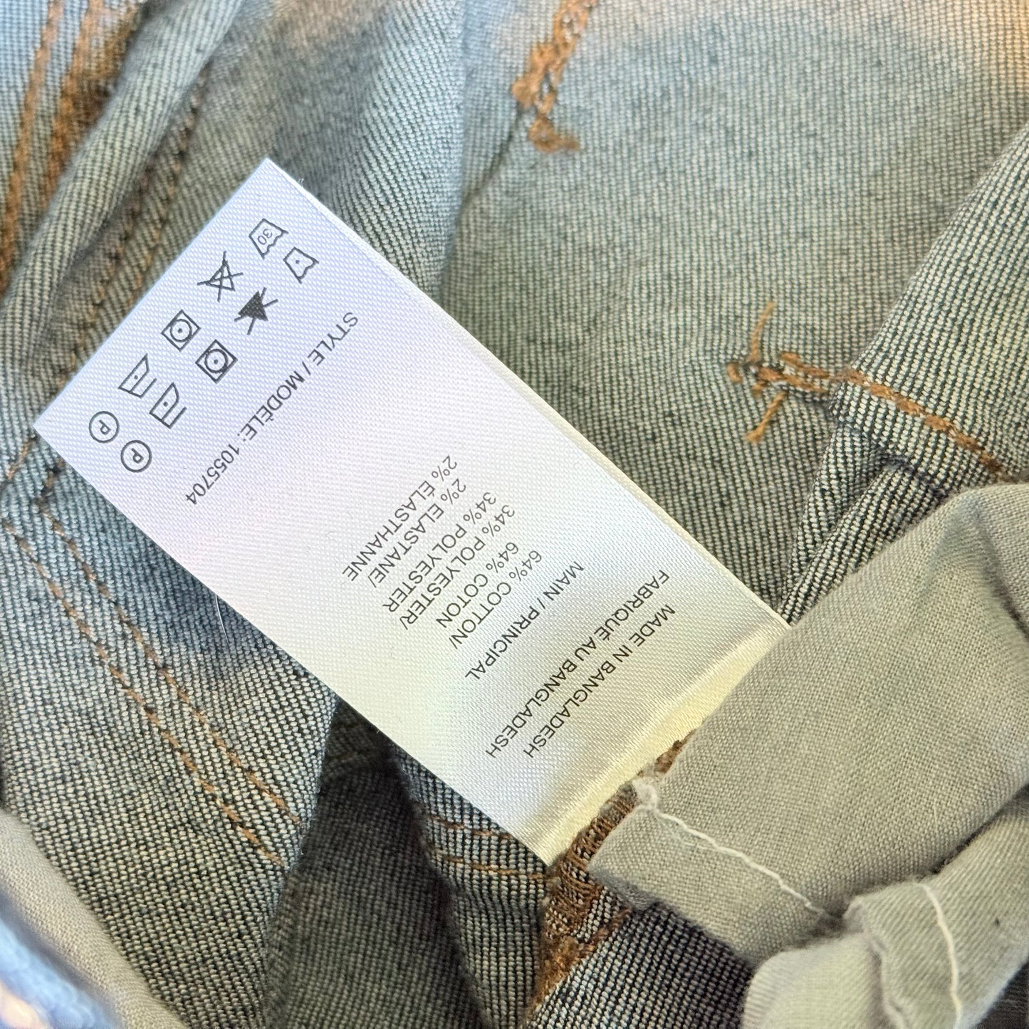 Rockmans the straight Regular Length Mid Rise Jeans – Indigo (Size 10)