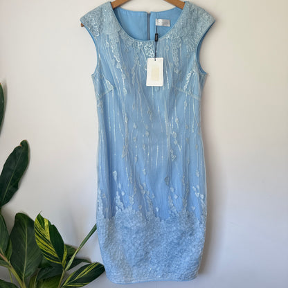 Romance by Honey & Beau Powder Blue Sequin Dress (Size 10)