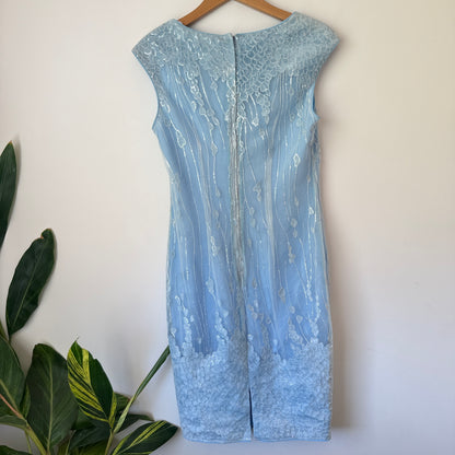 Romance by Honey & Beau Powder Blue Sequin Dress (Size 10)