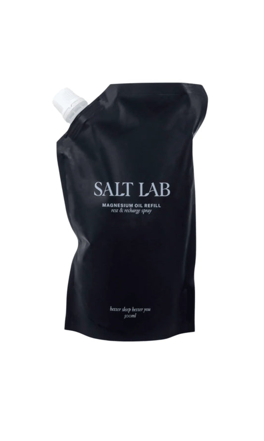Salt lab magnesium oil spray refill 500ml - massage & relaxation health and wellness