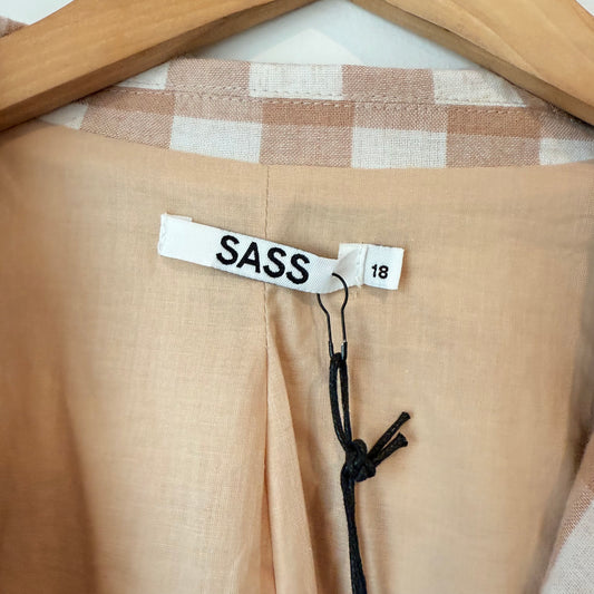 Sass poppa blazer – size 18 - coats & jackets original photo - top - what’s new women’s apparel