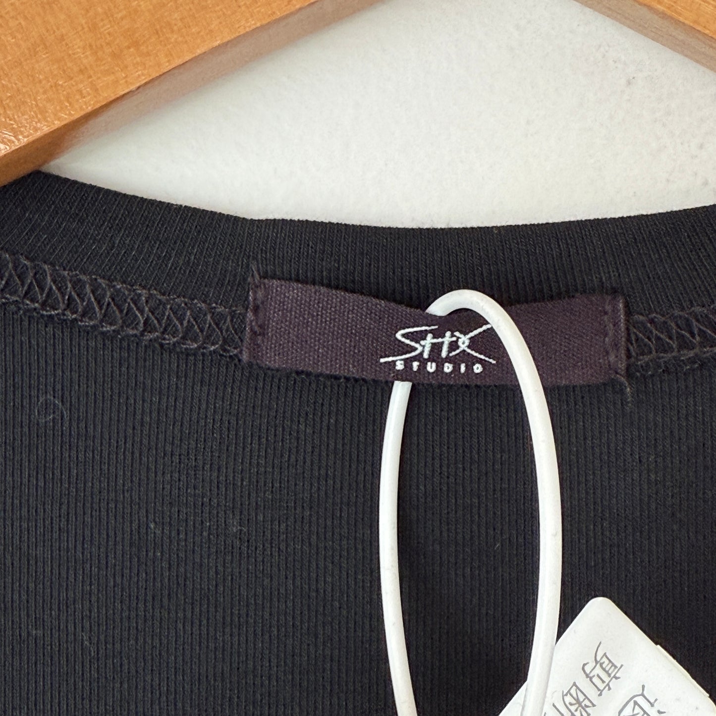 SHX Studio Black Long Sleeve Midi Dress (Size Small)