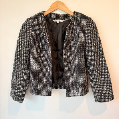 Sadie collection tweed jacket - size 10 - coats & jackets condition: used - original photo - top - what’s new women’s