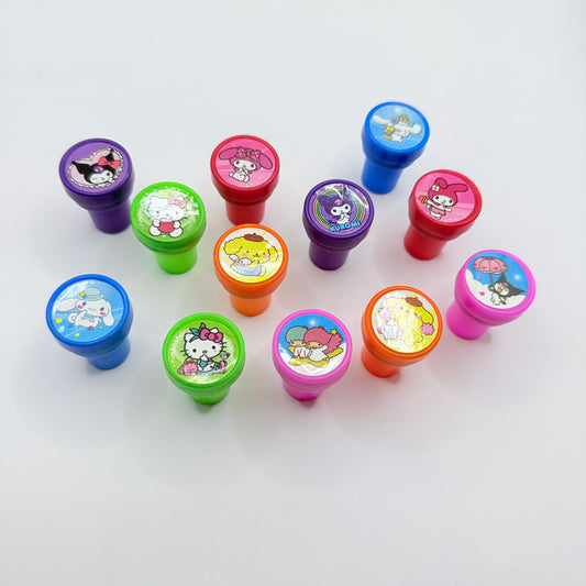 Sanrio & Friends Mini Self-Inking Stamp Set 12-Pack