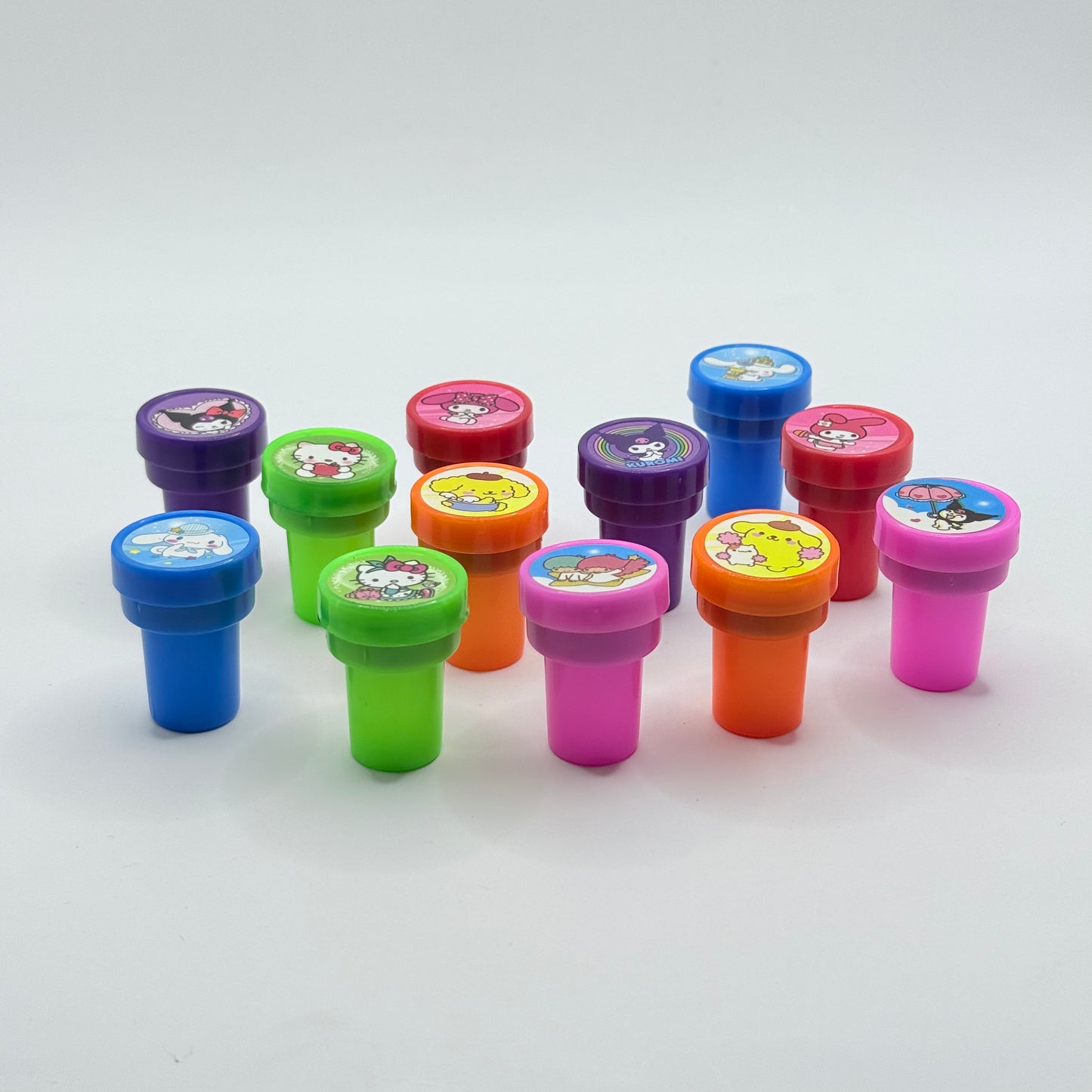 Sanrio & Friends Mini Self-Inking Stamp Set 12-Pack