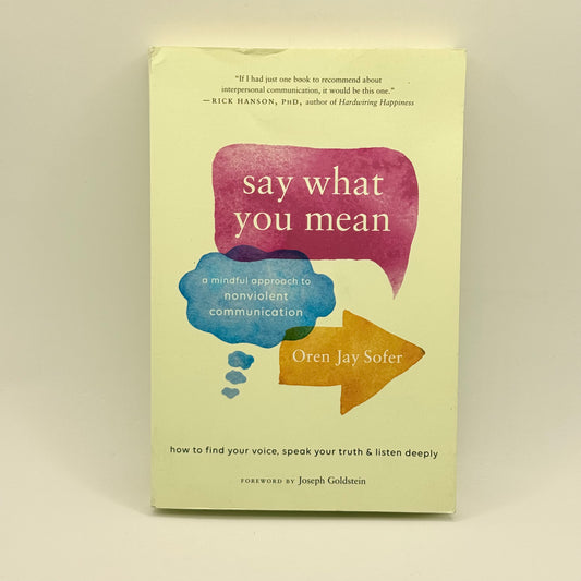 Say What You Mean by Oren Jay Sofer