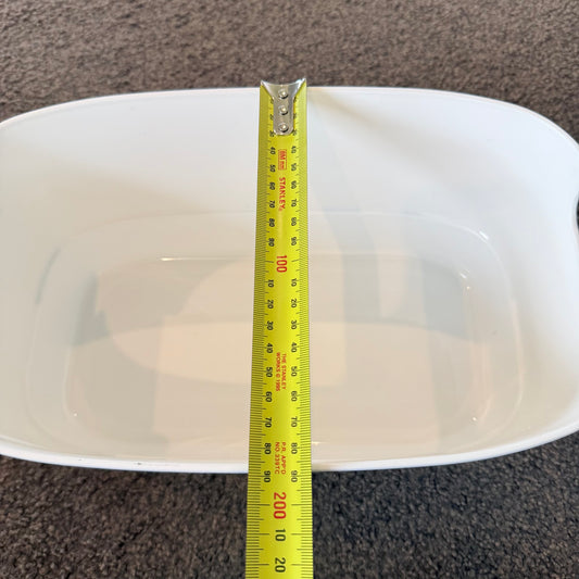 Scandi White Oval Storage Baskets (Set of 3)