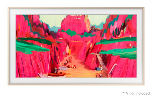 Samsung 85" Customisable Frame - Bezel Edge - Sand Gold VG-SCFF85SGMXY