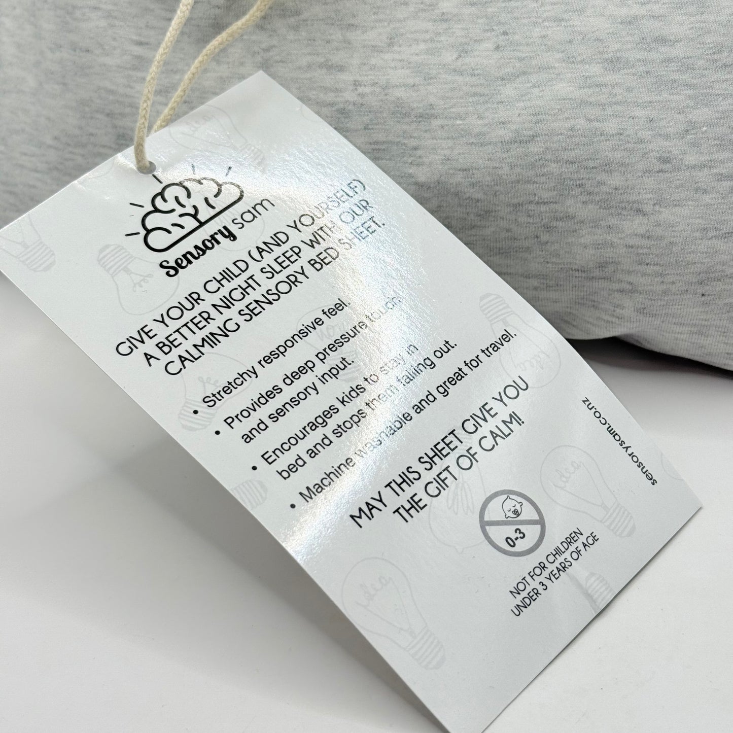 Sensory Sam Calming Sensory Sheet- Queen Size