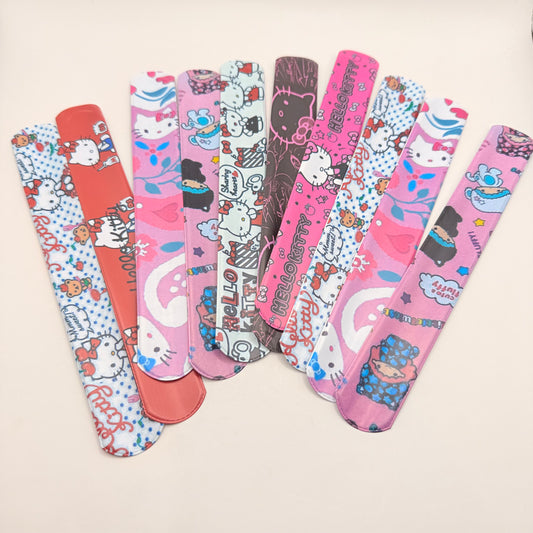 Set of 10 hello kitty slap bracelets - bracelets baby accessories - original photo - what’s new