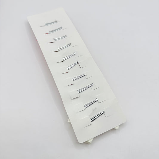 Set of 5 Waffle Knit Toddler Hair Bow Clips