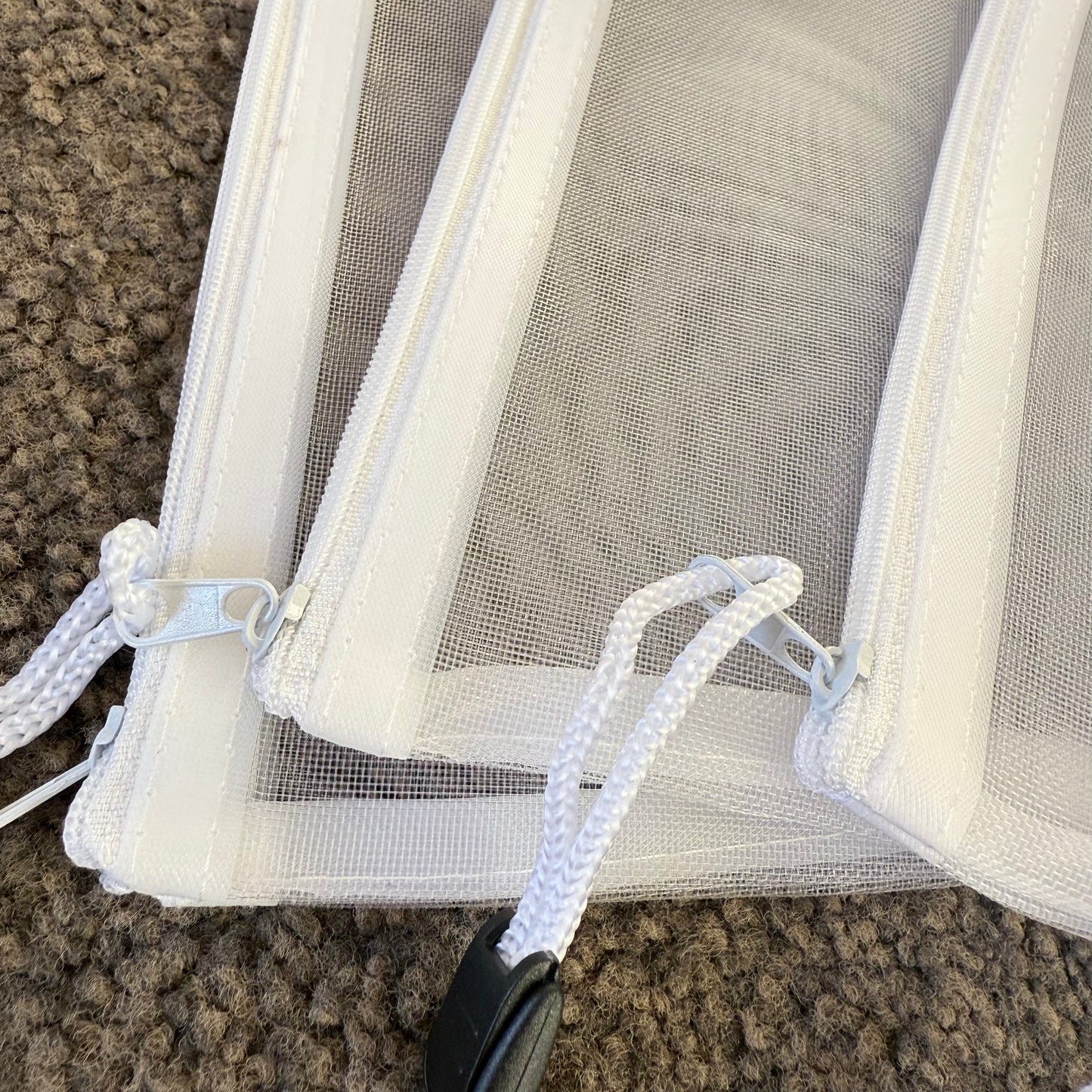 Set of 5 A4 Zippered Storage Bags