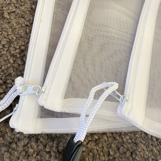 Set of 5 A4 Zippered Storage Bags