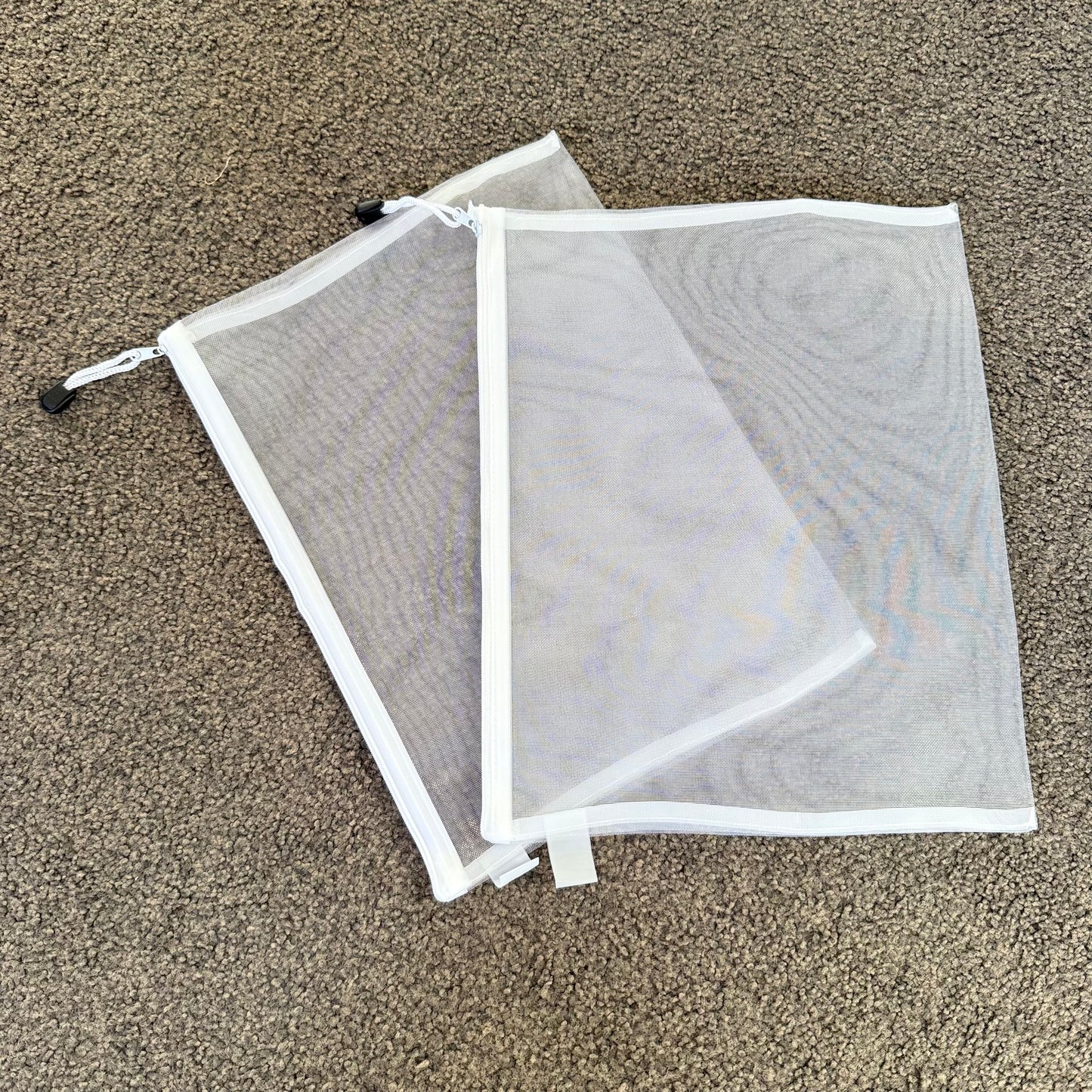 Set of 5 A4 Zippered Storage Bags