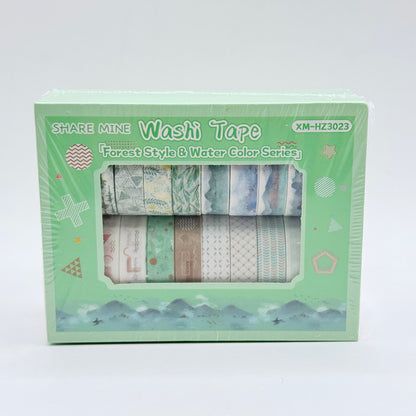 Share Mine Forest Style Washi Tape Set 20 Rolls