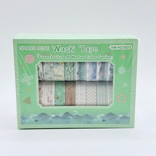 Share Mine Forest Style Washi Tape Set 20 Rolls