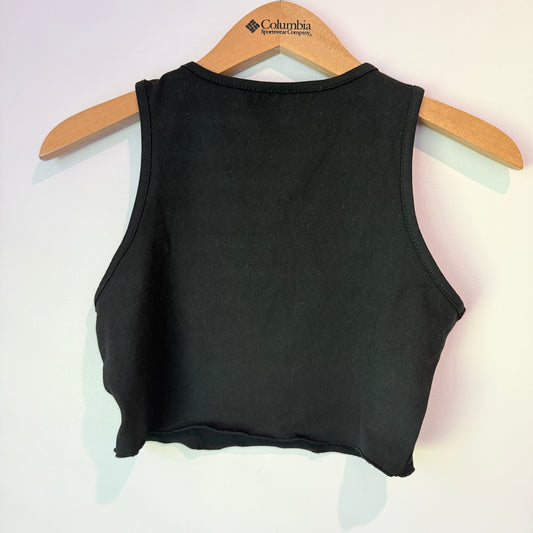 Shein Los Angeles Graphic Crop Top - Black - Small