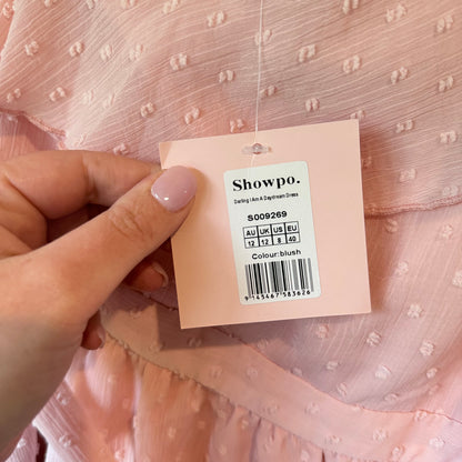 Showpo 'Darling I Am A Daydream' One-Shoulder Dress - Size 12