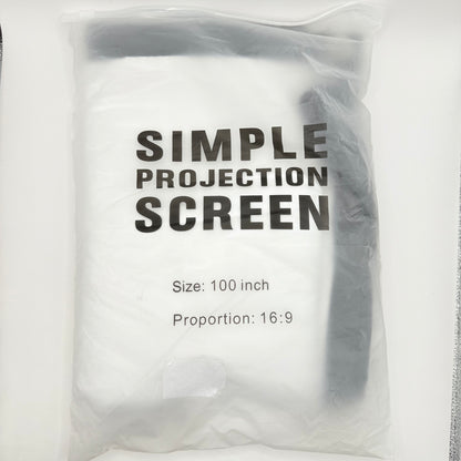 Simple Projection Screen - 100 Inch