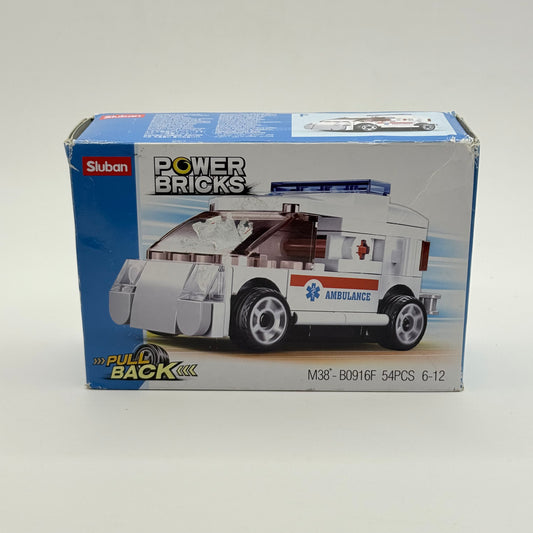Slubanpull-back ambulance m38-b0916f - construction set toys toys