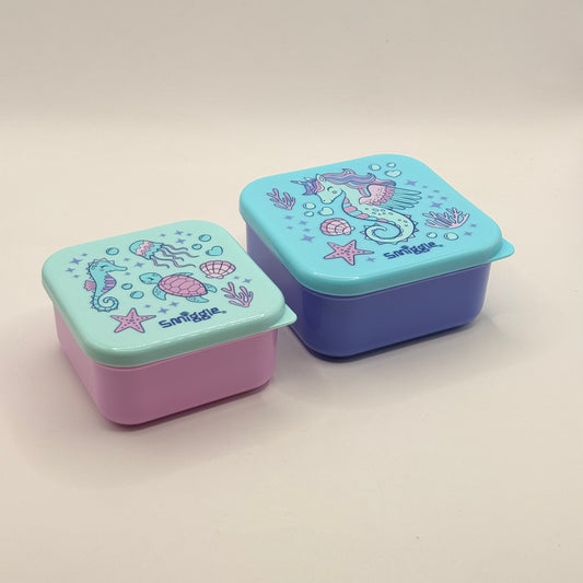 Smiggle Mini Square Storage / Snack Boxes Set (Set of 2)