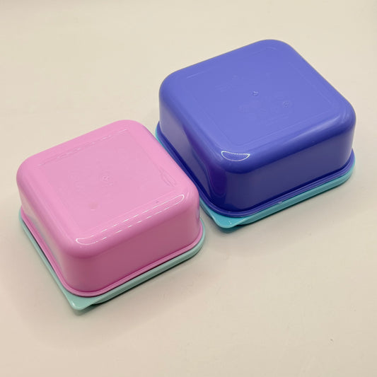 Smiggle Mini Square Storage / Snack Boxes Set (Set of 2)