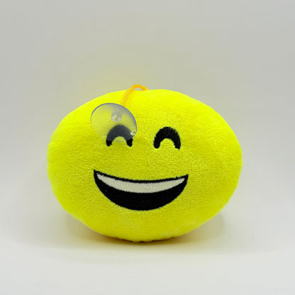 Smiling emoji suction cup plush - stuffed animals toys