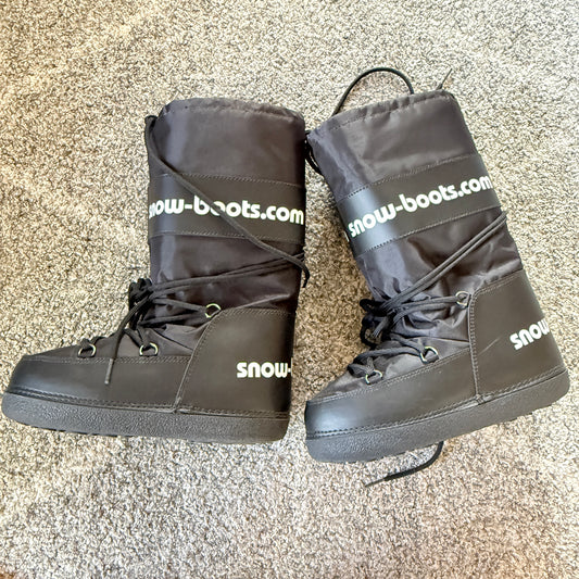 Snow-Boots.com Black Moon Style Boots Size EU 35-37