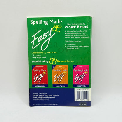 Spelling Made Easy Green (Level 1) Text Book by Violet Brand