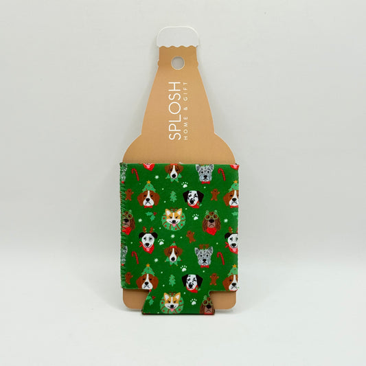 Splosh Christmas Dogs Stubby Cooler