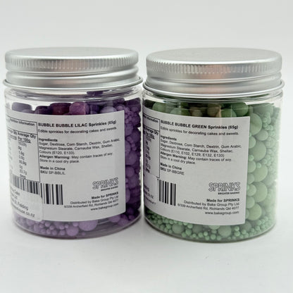 Sprinks Bubble Bubble Sprinkles (Lilac & Sage 65g)