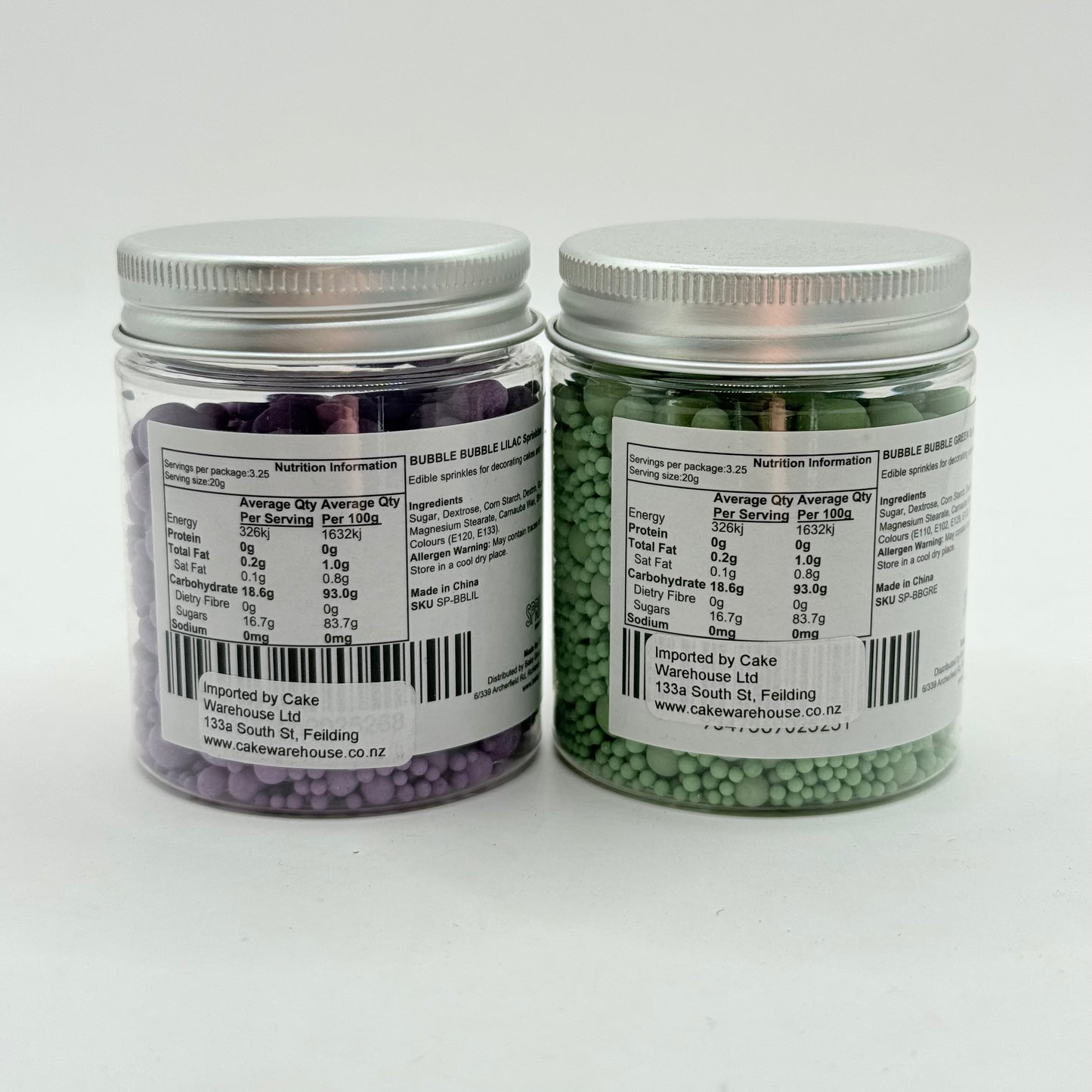 Sprinks Bubble Bubble Sprinkles (Lilac & Sage 65g)