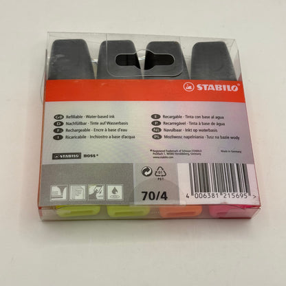 Stabilo Boss Original Highlighters - 4 Pack