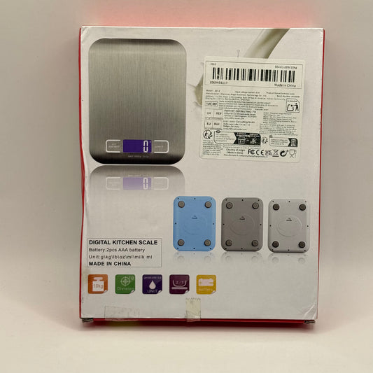 Stainless Steel Digital Kitchen Scale - 10kg Capacity