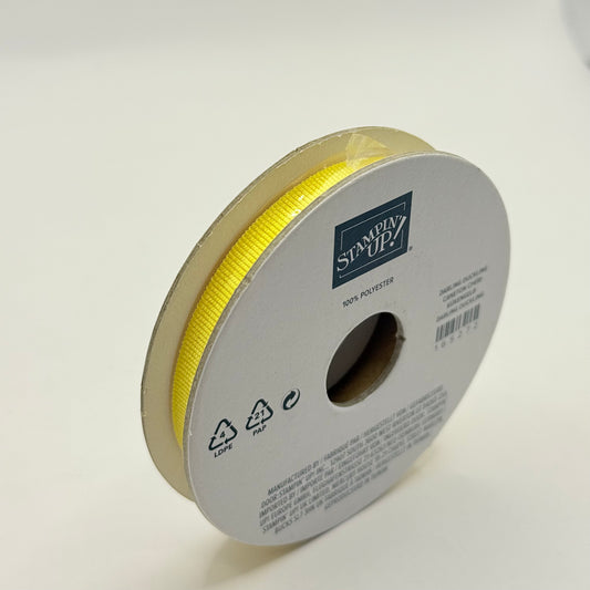 Stampin’ Up! Faux Linen Ribbon – Darling Duckling