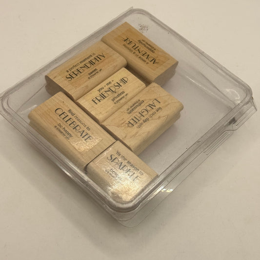 Stampin' Up! Sweet Serendipity Mixed Lot of 6 Stamps