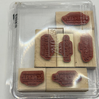 Stampin' Up! Sweet Serendipity Mixed Lot of 6 Stamps