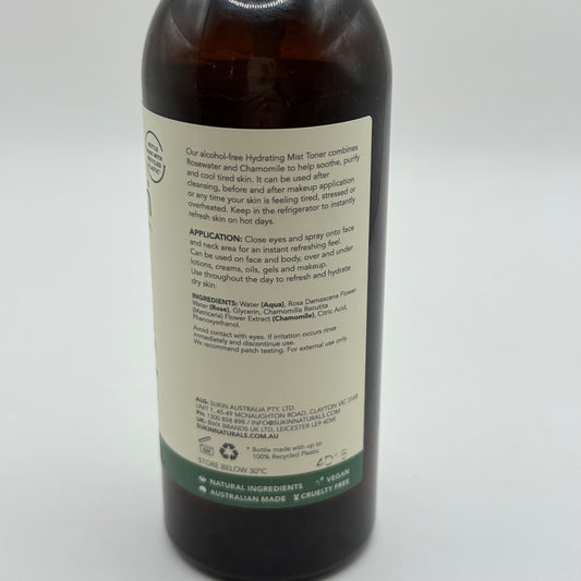 Sukin Original Hydrating Mist Toner Chamomile & Rose 125ml