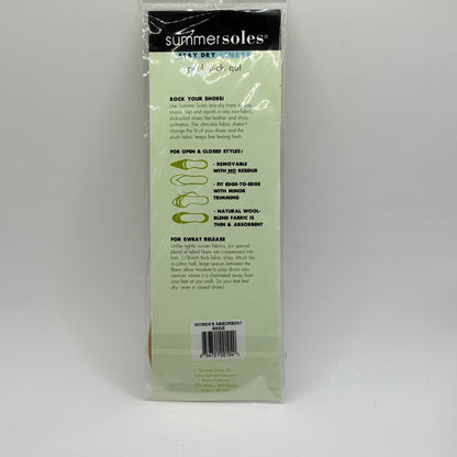 Summer soles size 5-11 open shoe insoles - insoles & inserts women’s shoes